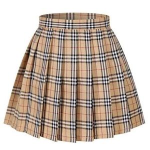 Plaid tennis skirt